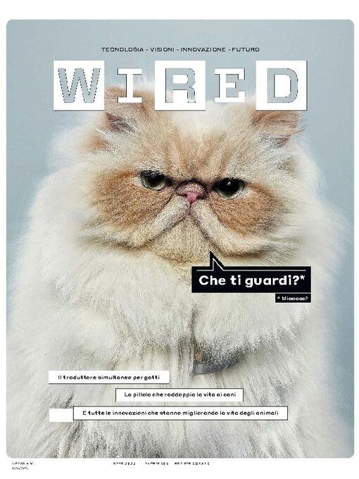 Title details for Wired Italia by Edizioni Condé Nast S.p.A. - Available